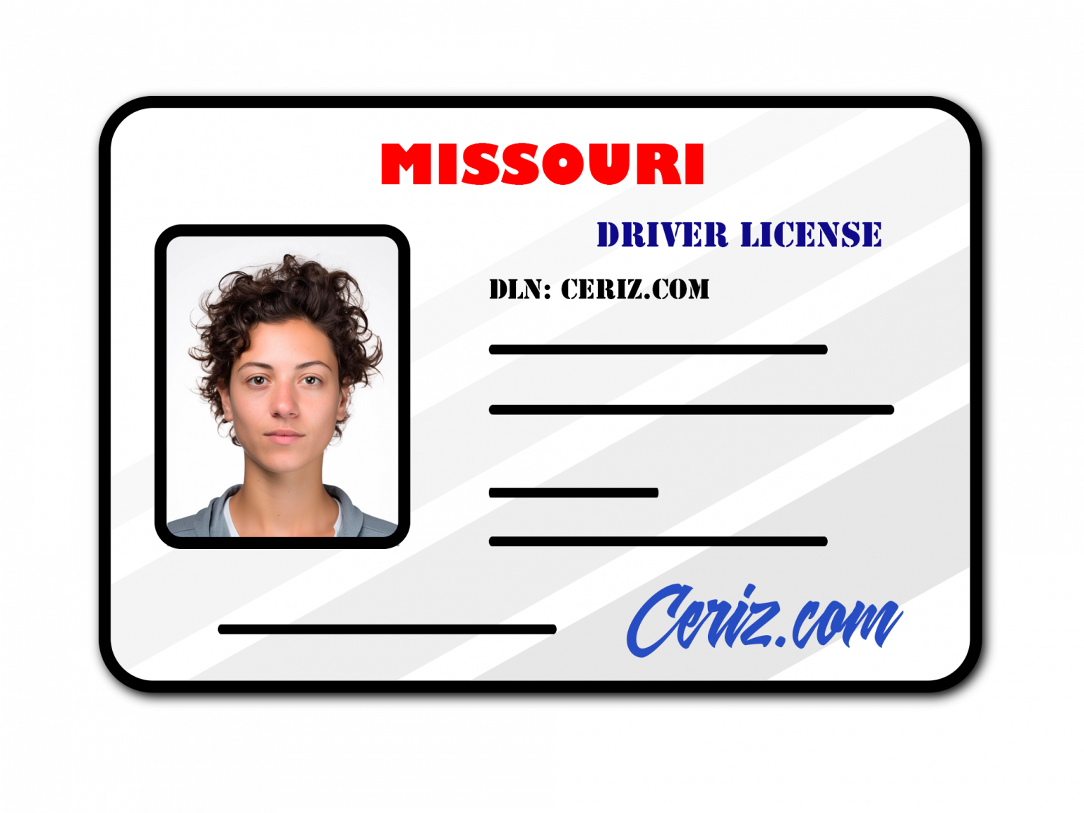Missouri Id Example Missouri ID - CERIZ