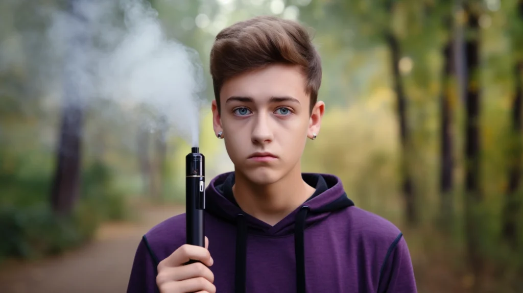can you get in trouble for vaping at 18